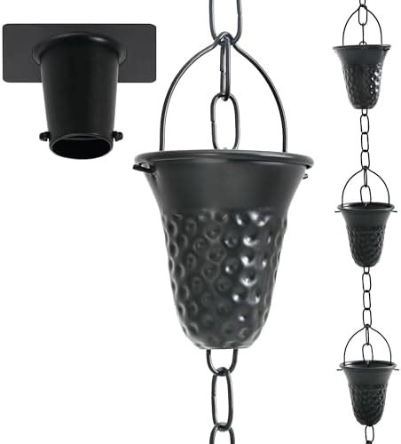 Amazon Prime Garden Rain Chains For Gutters With Gutter Adapter