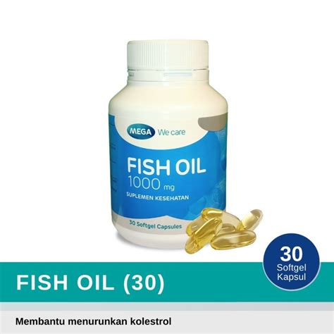 Jual Mega We Care Fish Oil Mg Capsules Shopee Indonesia