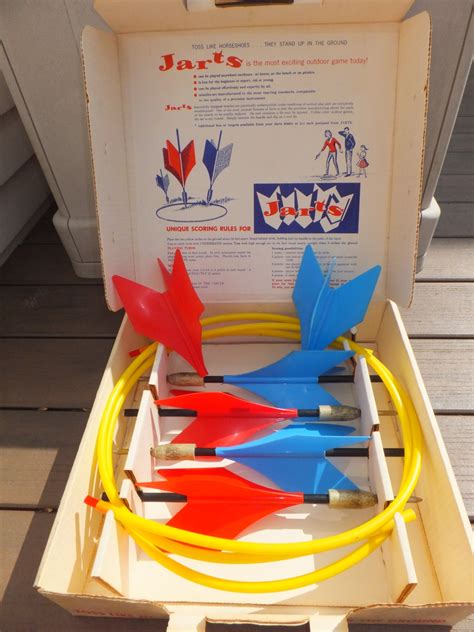 Classic Jarts Missile Lawn Dart Game Vintage 1960s