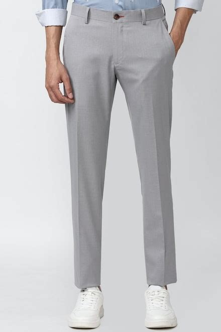 Simon Carter Trousers Simon Carter Grey Trousers For Men At Simoncarter In