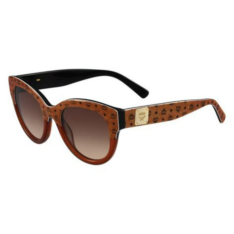 Mcm Mcm Mcm608s 257 Brown Oval Sunglasses