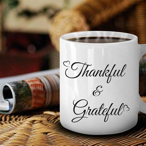 Thanksgiving Mug Thankful Mug Give Thanks Mug Blessed Coffee Mug Be