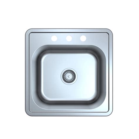 Mt1919s Drop In 18 Gauge Single Bowl 304 Stainless Steel Kitchen Sinkstainless Steel Drop In