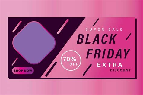 Black Friday Sale Template - Banner 24269768 Vector Art at Vecteezy