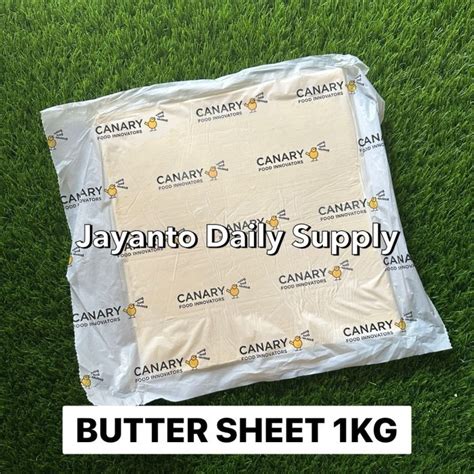 Jual Unsalted Butter Sheet Canary Kg Puff Pastry Croissant Halal