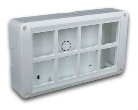 Pvc Gang Box Open Readymade Modular At Rs 15piece Electrical