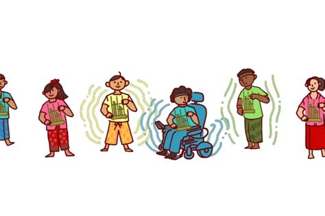 Google Doodle Rayakan Hari Angklung Sedunia Alat Musik Dari Jawa Barat