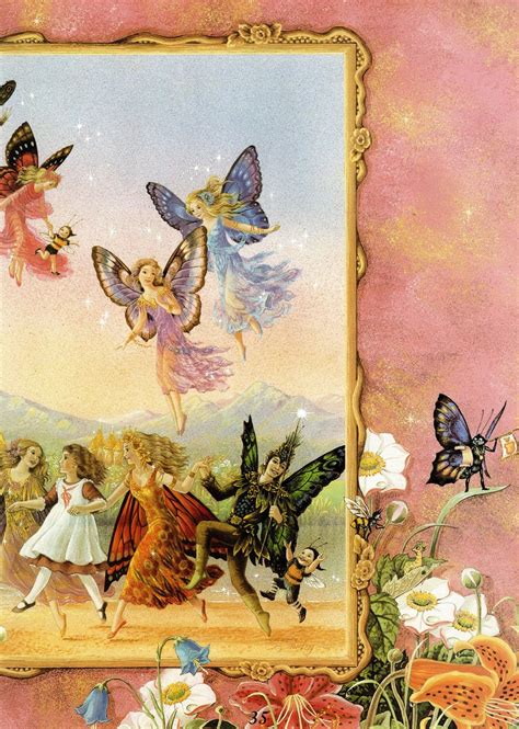 Original Shirley Barber Vintage Fairies Large Print Fairy Etsy