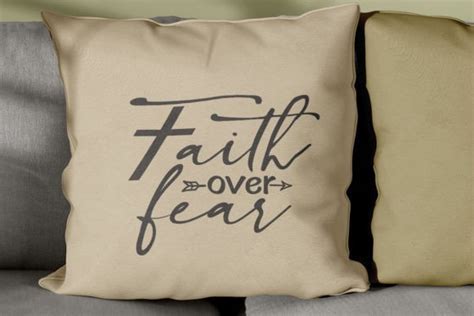 Faith Over Fear Christian Inspirational Graphic By Artstitude · Creative Fabrica