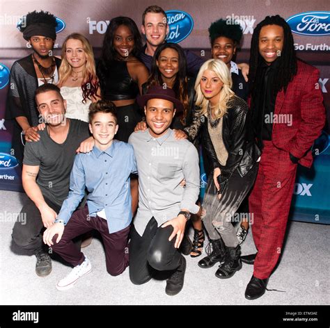 American Idol Xlv Finalists Party Featuring Singers In Alphabetical