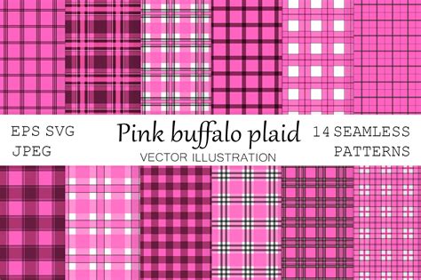 Valentines Day Buffalo Plaid Pink Buffalo Plaid Pattern Svg By