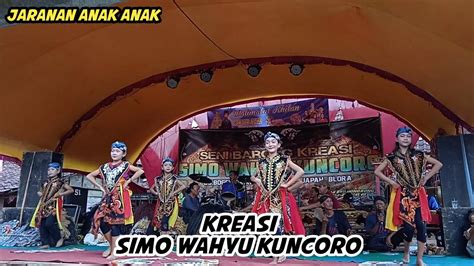 Tari Jaranan Kreasi Seni Barong Simo Wahyu Kuncoro Anak Kecil Sudah