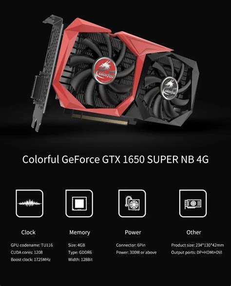 Colorful GTX 1650 Super NB 4G V 4GB GDDR6 Best Price In India On