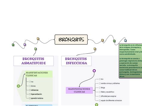 Bronquitis Mind Map