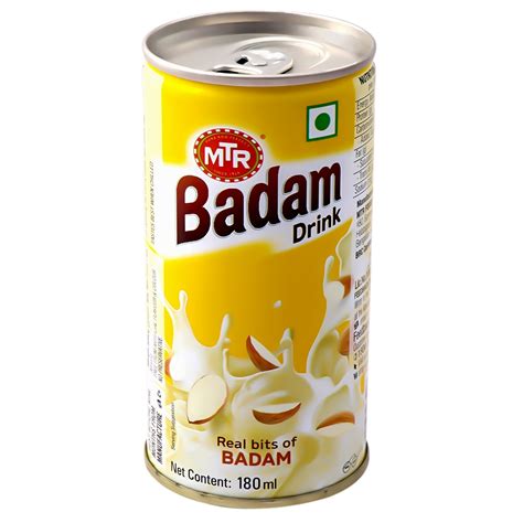 Mtr Badam Flavoured Milk 180 Ml Can