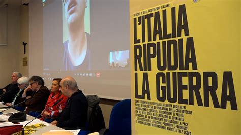 L Italia Ripudia La Guerra In San Micheletto Un Incontro Con Gli