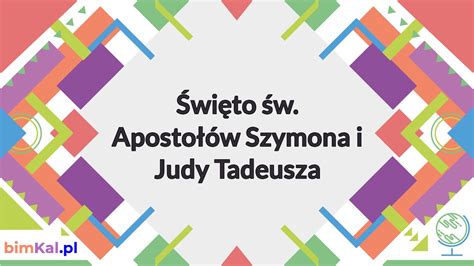 Wi To W Aposto W Szymona I Judy Tadeusza Bimkal Pl