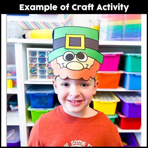 Leprechaun Hat Craft Activity Crafty Bee Creations