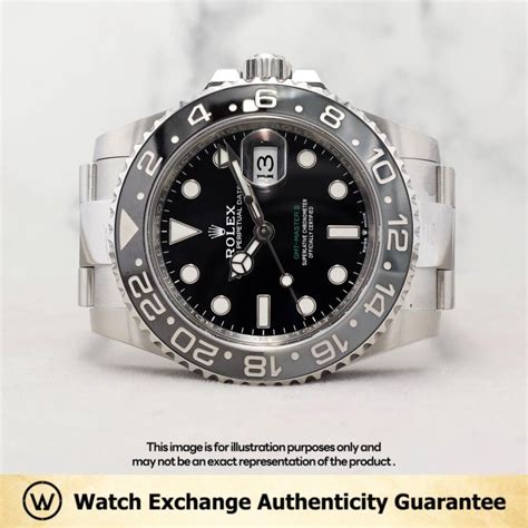 Rolex Gmt Master Ii Bruce Wayne Oyster Grnr Black Watch