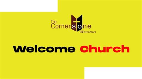 Sunday Church Service The Cornerstone Ministries Live Stream Week