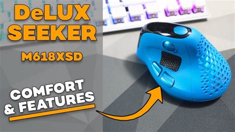 DeLUX Seeker M618XSD Ergonomic Mouse ALL the features - YouTube