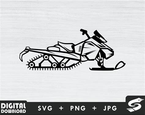 Snowmobile Silhouette 2 Svg Snow Mobile Svg Snowmobile Rider Svg