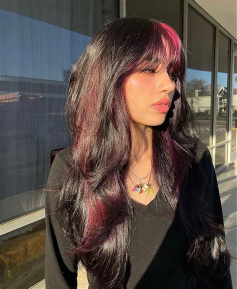 Savannahhsplitt On Tiktok Pink Hair Dye Hair Streaks Dyed Hair