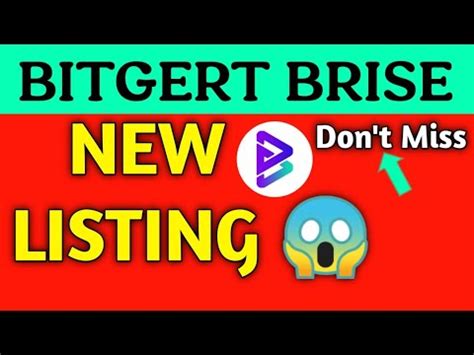 Bitgert New Listing Bitgert Brise Coin News Today Bitgert Brise