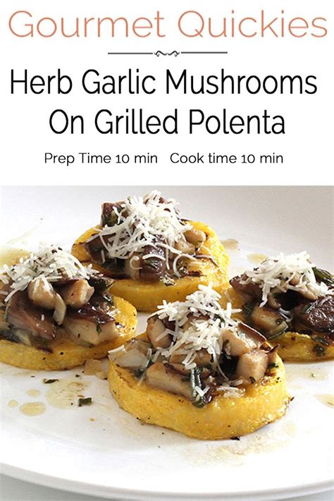 This Recipe Is A Full On Rustic Italian Blast Of Herbs Garlic And Mushrooms On Fluffy Grilled