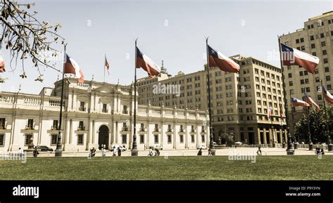 Santiago De Chile Chile January 26 2018 View Of The Presidential