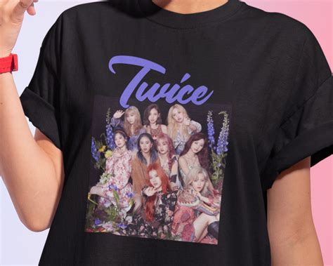 Twice Logo T Shirt Tee Kpop Merch T Jihyo Nayeon Etsy