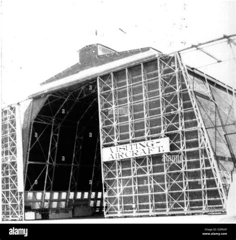 Nas Sd Dirigible Hangar In 1920s Stock Photo Alamy