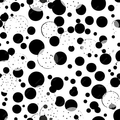 Premium AI Image | Black and white circles on a white background.