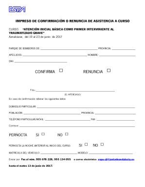 Completable En L Nea Consejera De Empleo Formacin Y Trabajo Fax