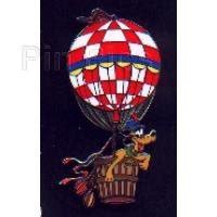 PP Disney Auctions Pluto In A Hot Air Balloon Black Prototype