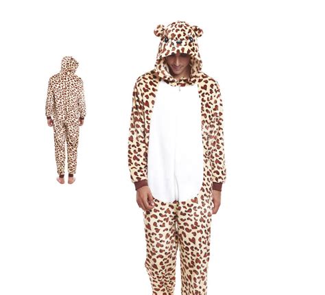 Fato De Pijama De Leopardo Marrom Masculino