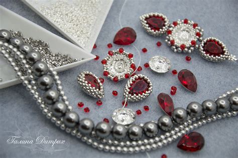 Серьги с кристаллами Сваровски — BurdaStyle.ru