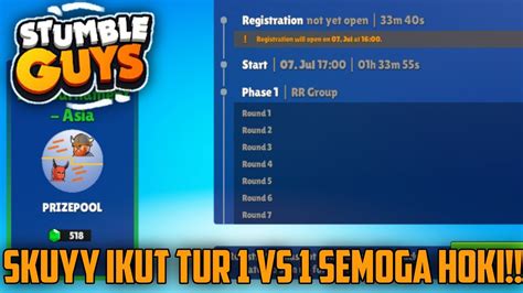 Live Skuyy Turnamen Vs Stumble Guys Youtube