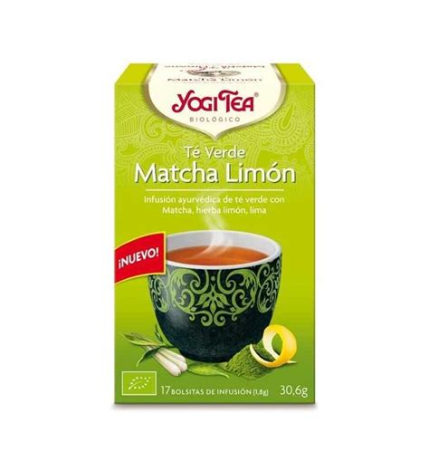 Ch Verde Matcha Lim O Saq Bio Yogi Tea Nutribem