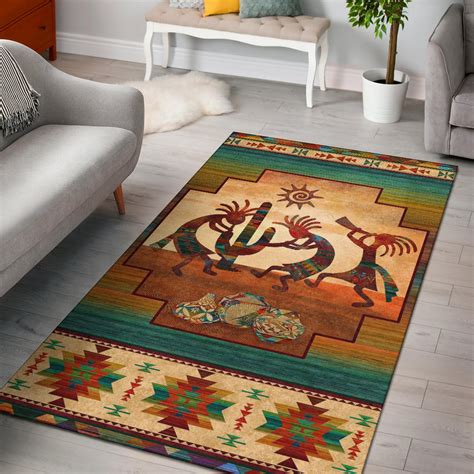 Kokopelli Myth Native American Area Rug – ProudThunderbird