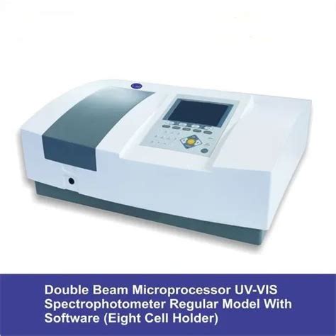 Double Beam Microprocessor Uv Vis Spectrophotometer Regular Model With