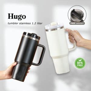 Jual Hugo Tumbler Stainless Jumbo Liter Tahan Panas Dingin Jam