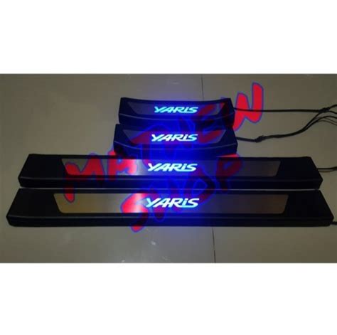 Jual Door Sill Plate Samping Yaris 2018 2019 20020 2021 2022 With LED