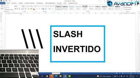 C Mo Hacer Slash Invertido Youtube