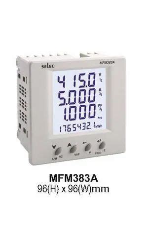 Rows Lcd With Backlight Selec Mfm A Multifunction Meter At Rs