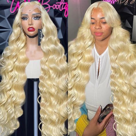 Rosabeauty 250 Density 613 Hd Body Wave 13x6 Lace Front Human Hair Wig