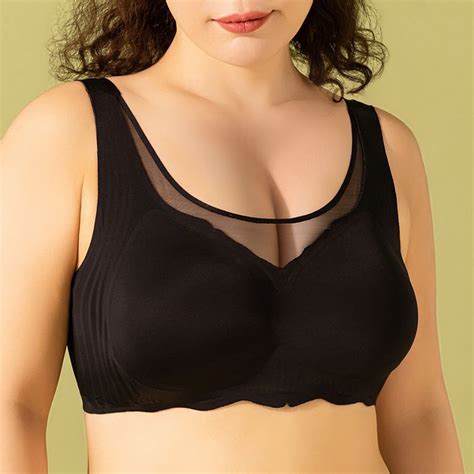 Naughtyhood Bras For Women Plus Size Fixed Cup Lingerie For Women