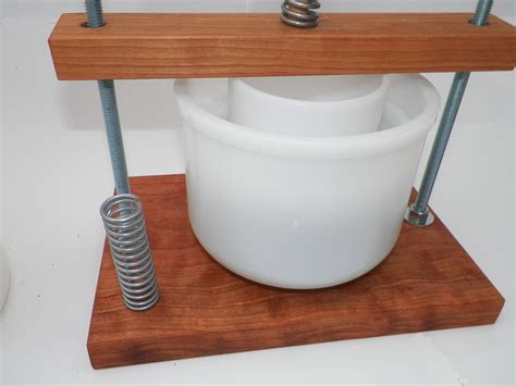 Cheese Press Calibrated Cheese Curd Press Spring Cheese Press Etsy Canada