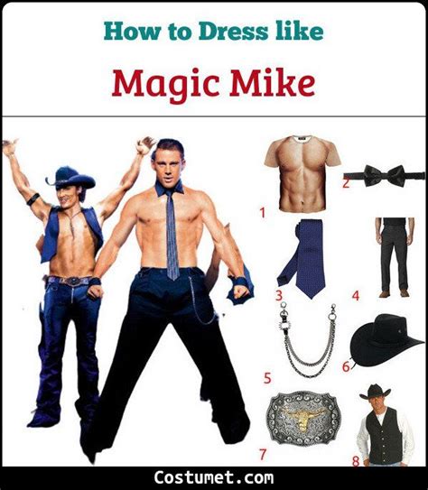 An Image Of How To Dress Like Magic Mike From The Movie S Tv Show