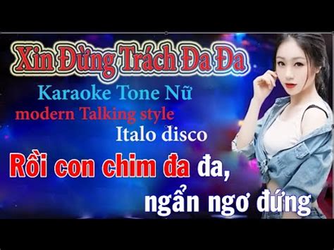 Xin Ng Tr Ch A A Karaoke Remix Tone N Talking Style Italo Disco